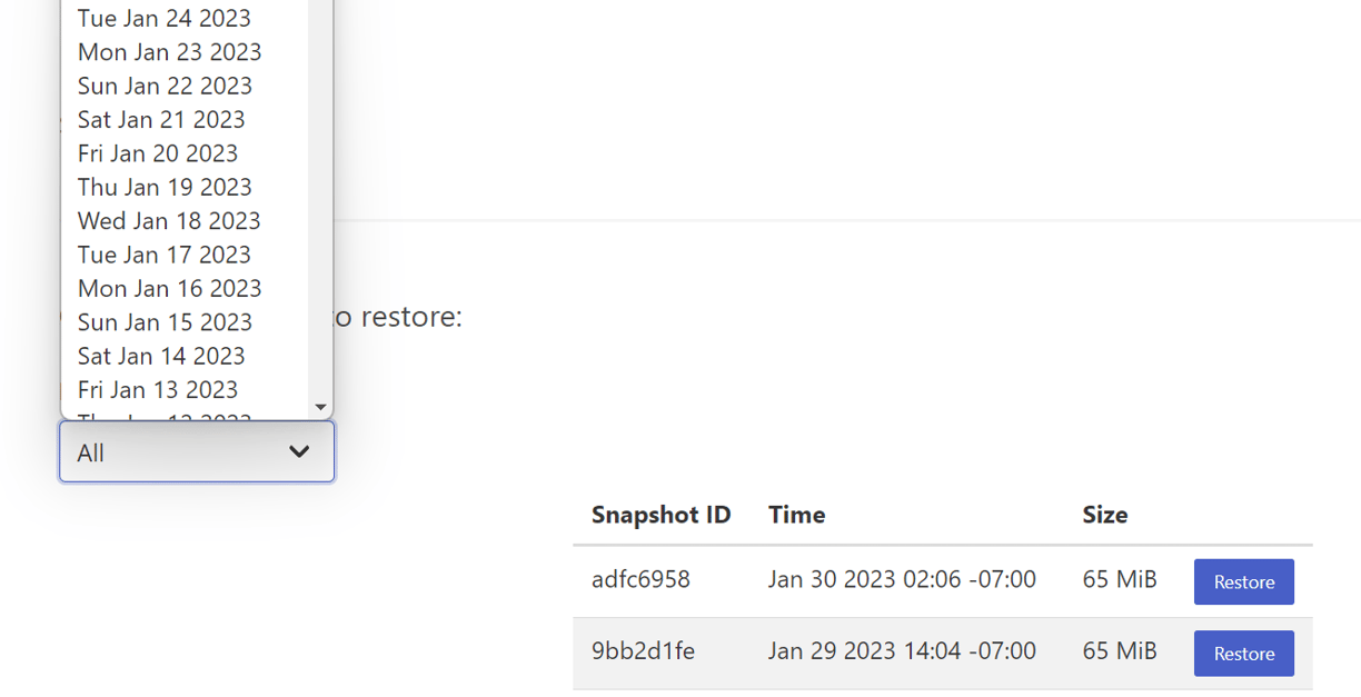 How to Restore a Servosity One Backup